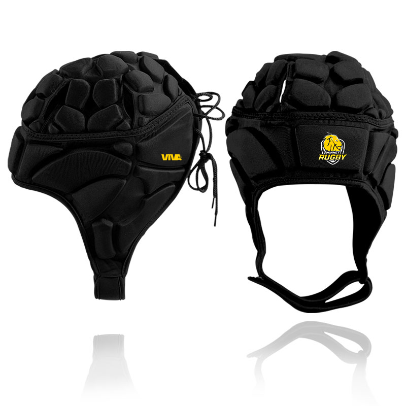 Gwinnett Lions Black VIVA Rugby Scrum Cap